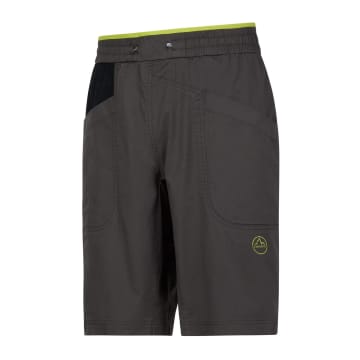 La Sportiva Bleauser Men's Carbon/lime Punch Shorts