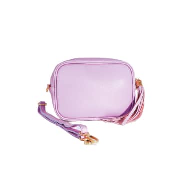 Msh Lilac Italian Leather Camera Bag