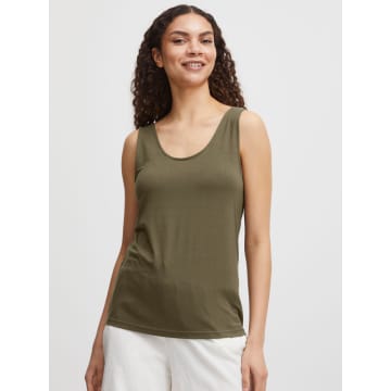 B.young Byrexima Tank Top Olive In Green