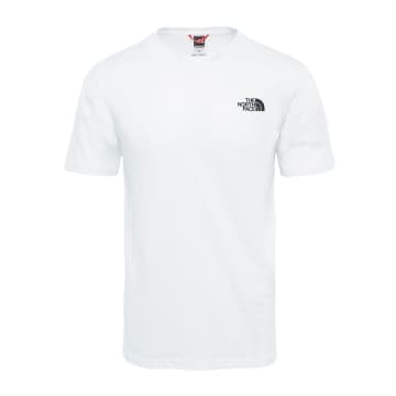 The North Face T Shirt Red Box Uomo White