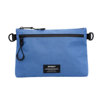 Ecoalf Lupita Double Zipper Bag In Blue
