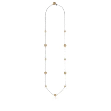 Anna Beck Multi Long Station Multi Disc Necklace In Gold