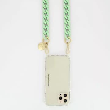 La Coque Francaise Sarah Phone Chain In Green