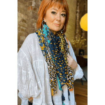 Leopard Tassel Scarf – Hipster Row