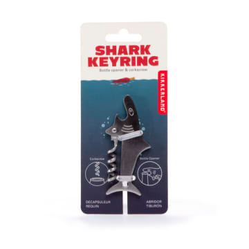 Kikkerland Design Shark Keyring