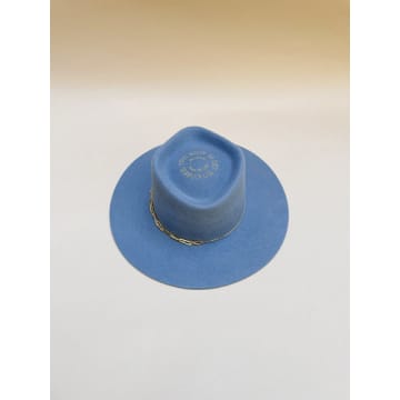 Van Palma "janis" Felt Hat In Blue