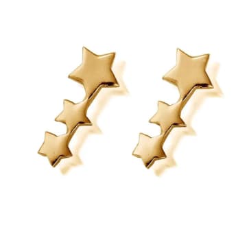 Chlobo Shooting Star Cuff Earrings In Gold