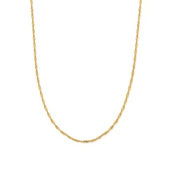 Chlobo Twisted Rope Chain Necklace In Gold