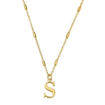 Chlobo Iconic Initial Necklace In Gold