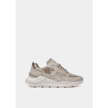 D.a.t.e. Trainers Fuga Mono Ivory Trainers In Neturals