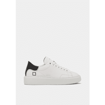 Attic Womenswear Sfera Patent Leather Sneakers In White