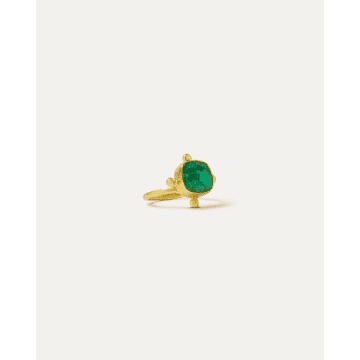 Ottoman Hands Eleanor Emerald Cocktail Ring