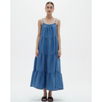 Tirelli Coastal Blue Cami Tiered Dress