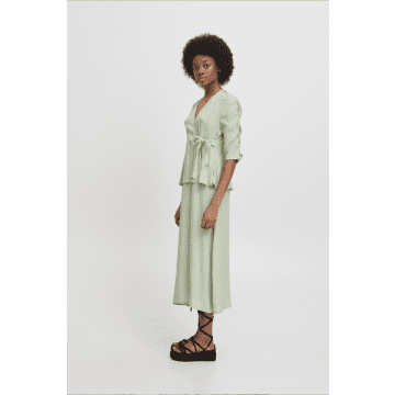 Atelier Rêve Milio Cameo Green Dress