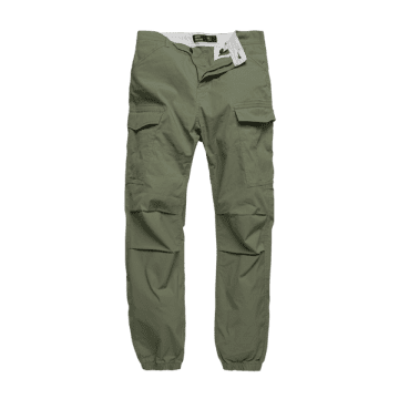 Vintage Industries Cargo Ripstop Jogger In Green