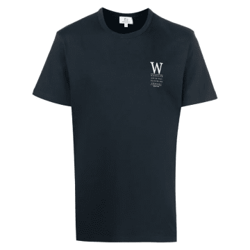 Woolrich Lakeside Tee Man T-shirt Navy Blue Size Xl Cotton