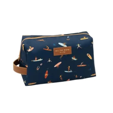 Made By Moi Selection Paddle Toiletry Bag In Blue