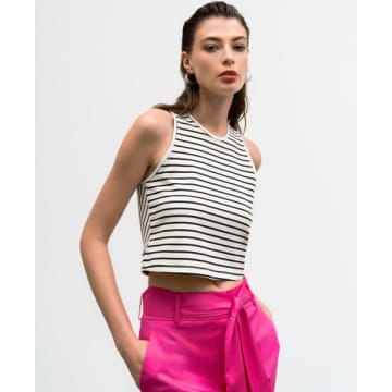 Access Fashion Striped Cropped Tee