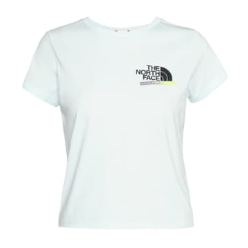 THE NORTH FACE T SHIRT GRAPHIC FITTED DONNA SKYLIGHT BLUE
