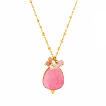 Ashiana Willow Necklace In Pink