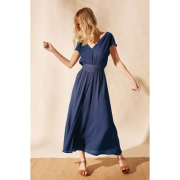Louizon Reckoner Detailed Dress In Blue