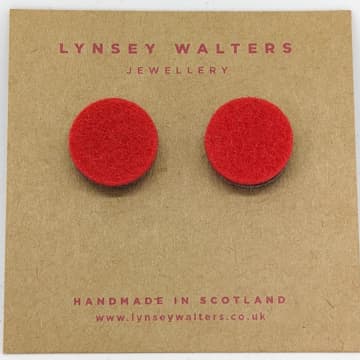 Lynsey Walters Soft Red Studs