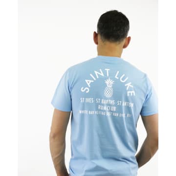 Saint Luke Rum Club T-shirt Pale Blue