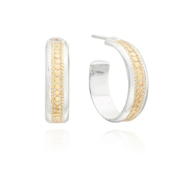 Anna Beck Classic Wide Hoop Earrings In Gold