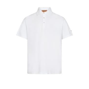 Mos Mosh Gallery Mens Forte Polo In White