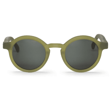 Mr Boho Dalston Matte Basil Sunglasess With Classical Lenses