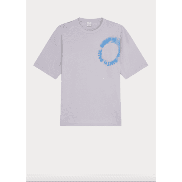 Paul Smith Light Blue Solar Flare Logo T Shirt