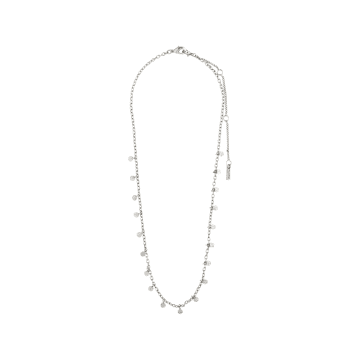 Pilgrim Silver Plated Panna Necklace In Metallic