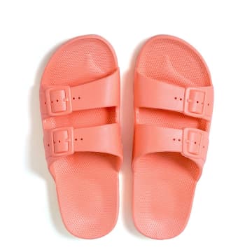 Freedom Moses Capri Coral Slides In Pink