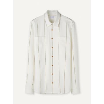 Libertine-libertine Canyon Long Sleeve Shirt In White