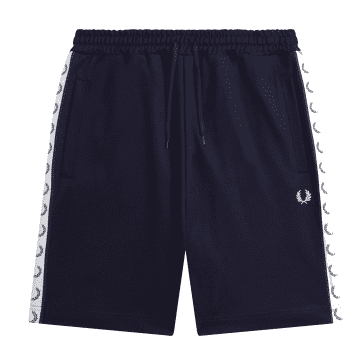 Fred Perry Taped Tricot Short Carbon Blue