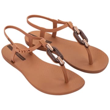 Ipanema Sparkle Sandal Tan Bronze In Neutrals