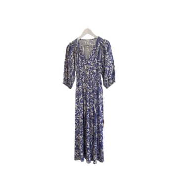Suncoo Chafia Dress In Blue From
