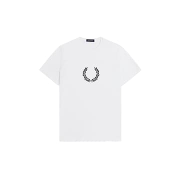 Fred Perry Laurel Wreath Graphic T Shirt White