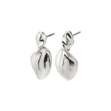 Pilgrim Silver Hollis Plated Earrings In Metallic