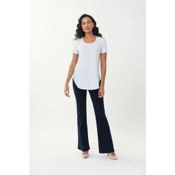 Joseph Ribkoff Flare Navy Trousers In Blue