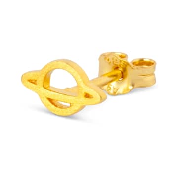 Lulu Copenhagen Saturn Earring In Gold