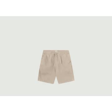 Knowledge Cotton Apparel Loose Shorts In Organic Linen