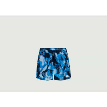 Knowledge Cotton Apparel Swim Shorts With Fancy Pattern