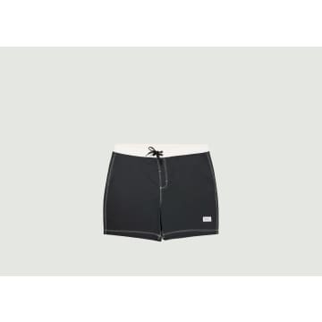 Knowledge Cotton Apparel Swim Shorts With Contrasting Details