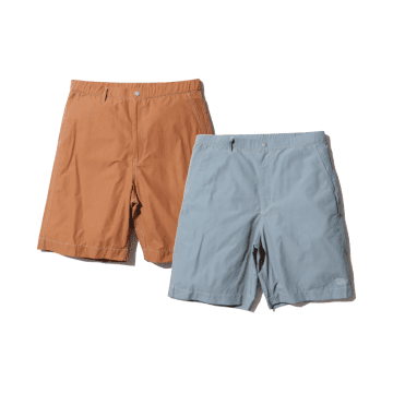 Snow Peak Light Mountain Cloth Shorts | Blue Or Brown