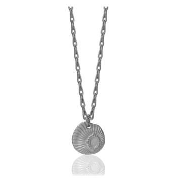 A Weathered Penny Silver Priya Necklace In Metallic