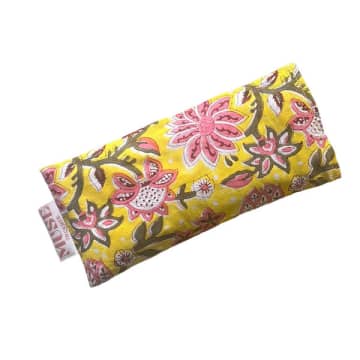 Muse Eye Pillow Natural Lavender Scented Floral Yellow