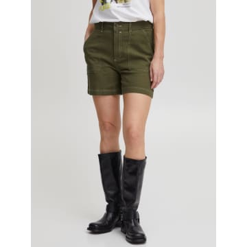 B.young Byesra Shorts Olive In Green