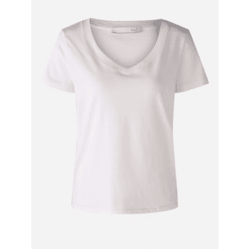 Ouí Optic White V Necked T Shirt 76717 1002