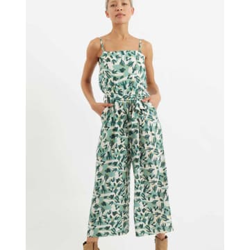 Lilac Rose Louche Sikke Strappy Jumpsuit In Arizona Multi